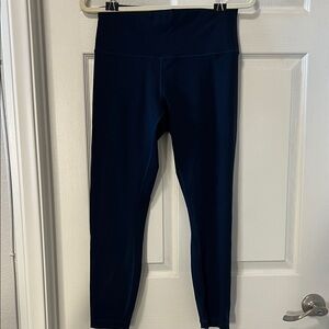 Lululemon dark Blue High-Waisted Leggings - size 10